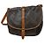 Louis Vuitton Saumur Monogram Canvas 35 Marrone - vista 2