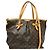 Sac à main Louis Vuitton Palermo Monogram Canvas GM Marron