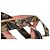 Mule Gucci Vintage in Seta con Stampa a Catena Nero Rosa D'oro - vista 12