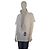 Gucci Sciarpa Samantha a Righe in Puro Cotone - Crema Bianco Beige Grigio - vista 12