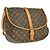 Louis Vuitton Saumur Monogram Canvas 35 Marrone - vista 2