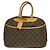 Louis Vuitton Deauville Monogram Canvas 34 Castaño