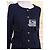 Chanel Giacca in Tweed Globalization Blu Navy Blu scuro - vista 3