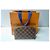 Louis Vuitton Pochette Cosmétique Damier Ébène N47516 Marrone - vista 2