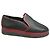 Autre Marque François Pinet Leder Loafer Schwarz Bordeaux
