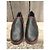 Autre Marque François Pinet Leder Loafer Schwarz Bordeaux - Ansicht 3
