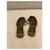 Hermès Oran Python Leder Sandalen Silber  - Ansicht 5