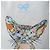 Anya Hindmarch Borsa Tote con Stampa Gatto Multicolore Beige - vista 4