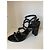 Valentino Garavani Rockstud Sandali Tacco Pelle Nera Nero - vista 2