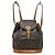 Louis Vuitton Montsouris Monogram Canvas MM Marrone