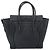 Céline CELINE Luggage Micro Shopper Handtasche aus Leder Schwarz Silber Authentisch ka4855SAM - Ansicht 2