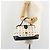 Borsa MCM Vicetos Logogram PVC Pelle White Gold Auth 187374 Bianco D'oro - vista 23