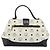 Borsa MCM Vicetos Logogram PVC Pelle White Gold Auth 187374 Bianco D'oro - vista 3