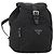 Zaino PRADA Nylon Nero Argento Auth 183221