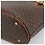 Céline Borsa a Mano CELINE Macadam Canvas PVC Pelle Marrone Oro Auth 187377 D'oro - vista 15