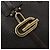 Borsa GUCCI in pelle nera e oro 131325 Auth 186805A Nero D'oro - vista 17