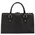 Borsa GUCCI in pelle nera e oro 131325 Auth 186805A Nero D'oro - vista 2