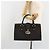 Borsa GUCCI in pelle nera e oro 131325 Auth 186805A Nero D'oro - vista 26