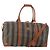 Pequin Borsa Boston FENDI Pecan Canvas PVC 2way Nero Marrone Auth 183971