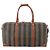 Pequin Borsa Boston FENDI Pecan Canvas PVC 2way Nero Marrone Auth 183971 - vista 2