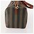 Pequin Borsa Boston FENDI Pecan Canvas PVC 2way Nero Marrone Auth 183971 - vista 3