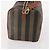 Pequin Borsa Boston FENDI Pecan Canvas PVC 2way Nero Marrone Auth 183971 - vista 4