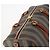 Pequin Borsa Boston FENDI Pecan Canvas PVC 2way Nero Marrone Auth 183971 - vista 6