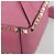VALENTINO Studs Backpack Leather Pink Gold Auth BA13289A Golden - view 16