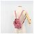 VALENTINO Studs Backpack Leather Pink Gold Auth BA13289A Golden - view 25