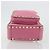 VALENTINO Studs Backpack Leather Pink Gold Auth BA13289A Golden - view 5