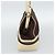 Borsa PRADA in tela marrone Auth 185862 - vista 4