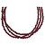 Collana Christian Dior metallo Bordeaux Auth SW2397V Bordò