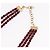 Collana Christian Dior metallo Bordeaux Auth SW2397V Bordò - vista 10