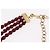 Collana Christian Dior metallo Bordeaux Auth SW2397V Bordò - vista 12