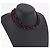 Collana Christian Dior metallo Bordeaux Auth SW2397V Bordò - vista 13