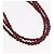Collana Christian Dior metallo Bordeaux Auth SW2397V Bordò - vista 3