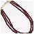 Collana Christian Dior metallo Bordeaux Auth SW2397V Bordò - vista 4