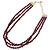 Collana Christian Dior metallo Bordeaux Auth SW2397V Bordò - vista 7