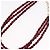 Collana Christian Dior metallo Bordeaux Auth SW2397V Bordò - vista 9