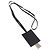 Collana Clochette GUCCI in pelle nera Auth SW2359V Nero