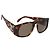 Gafas de sol CHANEL COCO de plástico Marrón Oro CC Auth 185486 Castaño Dorado
