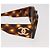 Gafas de sol CHANEL COCO de plástico Marrón Oro CC Auth 185486 Castaño Dorado - vista 9