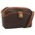 Céline Borsa a tracolla CELINE Macadam Canvas PVC Pelle Marrone Oro Autentica ka4839 D'oro