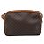 Céline Borsa a tracolla CELINE Macadam Canvas PVC Pelle Marrone Oro Autentica ka4839 D'oro - vista 2