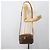 Céline Borsa a tracolla CELINE Macadam Canvas PVC Pelle Marrone Oro Autentica ka4839 D'oro - vista 23