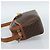 Céline Borsa a tracolla CELINE Macadam Canvas PVC Pelle Marrone Oro Autentica ka4839 D'oro - vista 3