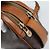 Céline Borsa a tracolla CELINE Macadam Canvas PVC Pelle Marrone Oro Autentica ka4839 D'oro - vista 9