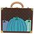 LOUIS VUITTON Monogram LVxYK Cotoville 40 Trunk Blue M10156 LV Auth 184943SM Monogramma - vista 2