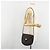 Borsa a Spalla SAINT LAURENT in PVC e Tela Viola e Oro Auth 186047A D'oro Porpora - vista 22