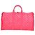 LOUIS VUITTON See Through Keepall Bandouliere 50 Borsa M55267 LV Auth 185330SM Rosa - vista 2